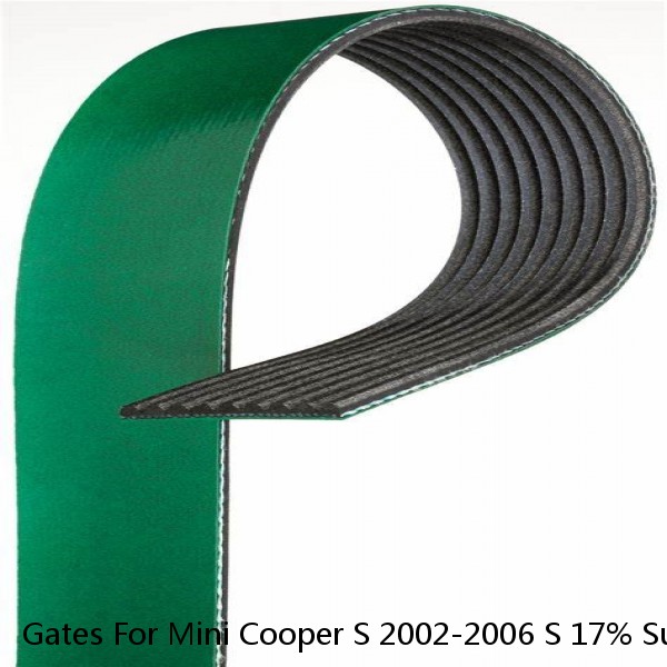 Gates For Mini Cooper S 2002-2006 S 17% Super Charger Pulley Fleetrunner Belt