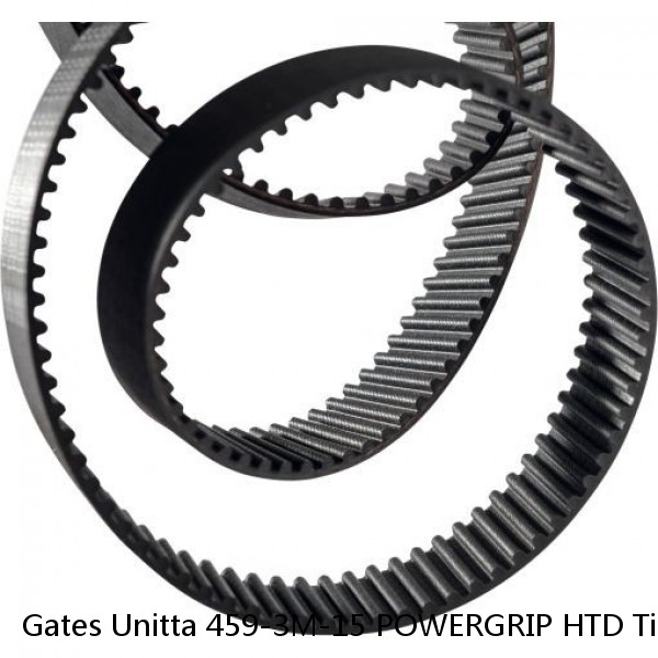 Gates Unitta 459-3M-15 POWERGRIP HTD Timing Belt 459mm L* 15mm W