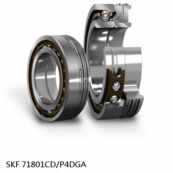 71801CD/P4DGA SKF Super Precision,Super Precision Bearings,Super Precision Angular Contact,71800 Series,15 Degree Contact Angle